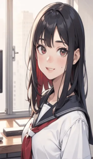 [LINE着せ替え] 少女が一人 #LS015。の画像1