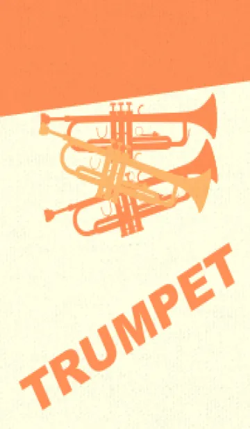 [LINE着せ替え] Trumpet CLR サンオレンジの画像1