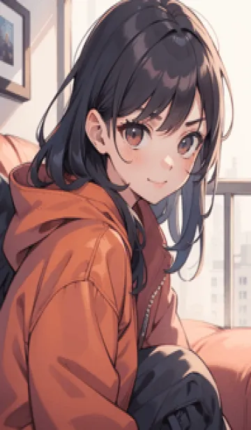 [LINE着せ替え] 少女が一人 #LS012。の画像1