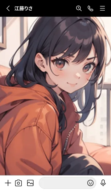 [LINE着せ替え] 少女が一人 #LS012。の画像2