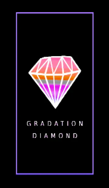 [LINE着せ替え] グラデーション ダイヤモンド .121の画像1