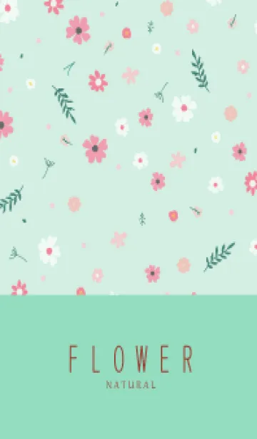 [LINE着せ替え] FLOWER MINT GREEN -NATURAL-67の画像1