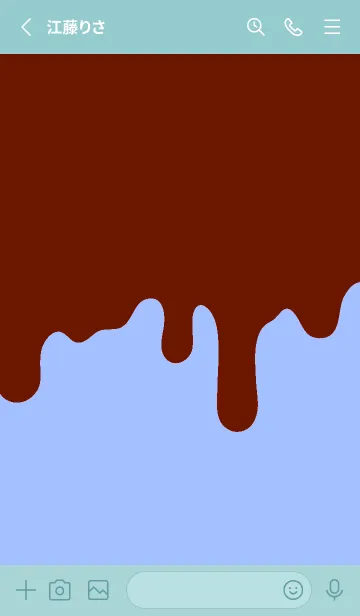 [LINE着せ替え] ドリップ スマイル .46の画像2