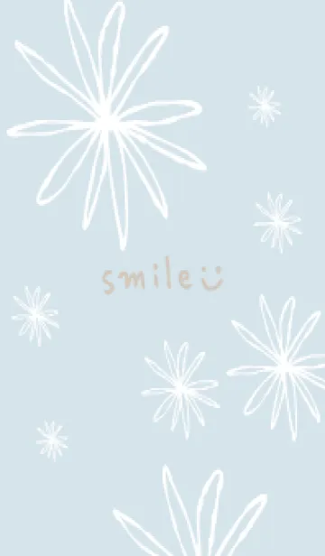 [LINE着せ替え] 白い線の花3の画像1