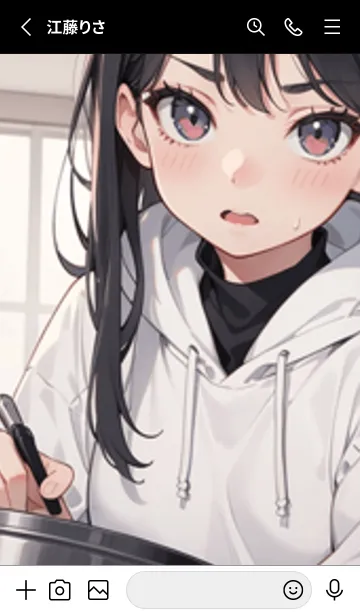 [LINE着せ替え] 少女が一人 #LT08。の画像2