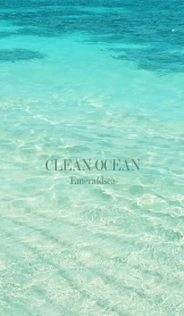 [LINE着せ替え] CLEAN OCEAN-Emerald sea HAWAII 4の画像1