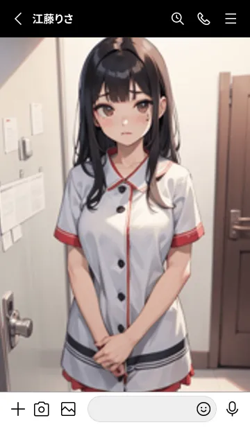 [LINE着せ替え] 少女が一人 #LT02。の画像2