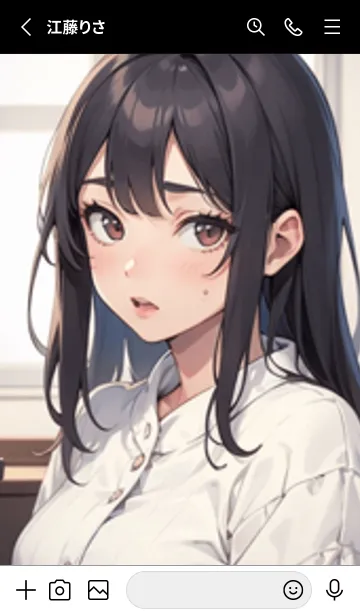 [LINE着せ替え] 少女が一人 #LT117。の画像2