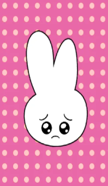 [LINE着せ替え] ぴえん うさぎ 134の画像1