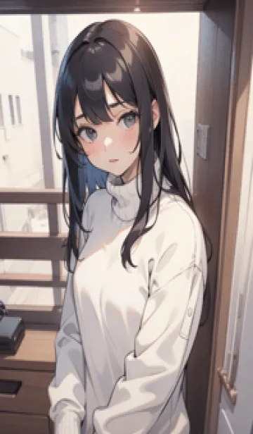 [LINE着せ替え] 少女が一人 #LT112。の画像1