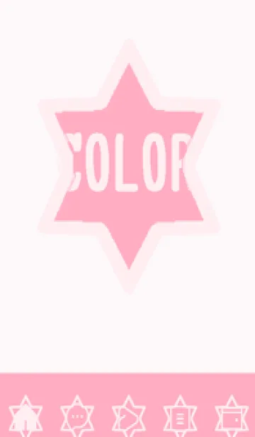 [LINE着せ替え] pink color S44の画像1