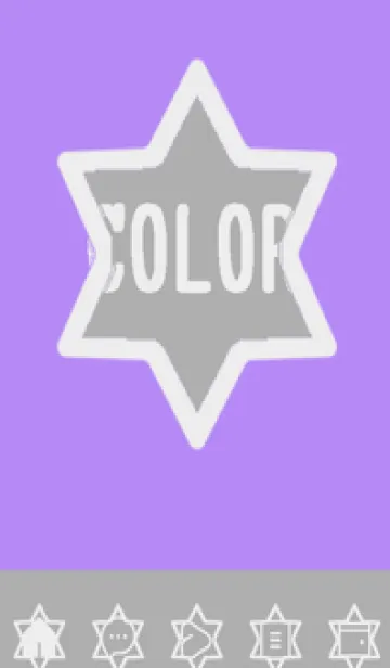 [LINE着せ替え] purple color S41の画像1