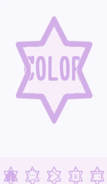 [LINE着せ替え] purple color S42の画像1