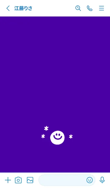 [LINE着せ替え] ミニ スマイル _42の画像2