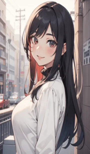 [LINE着せ替え] 少女が一人 #LT15。の画像1