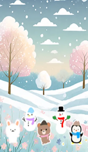 [LINE着せ替え] 可愛い北欧風着せかえ(Winter-538)の画像1