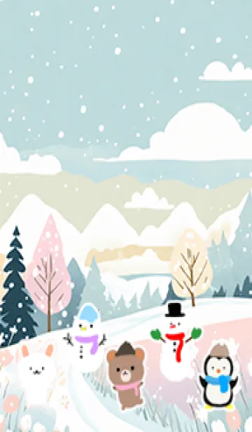 可愛い北欧風着せかえ(Winter-531)のLINE着せ替え