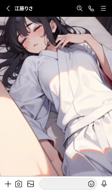 [LINE着せ替え] 少女が一人 #LU08。の画像2