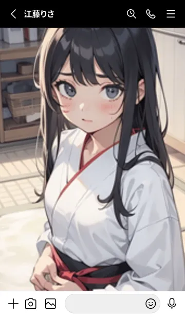 [LINE着せ替え] 少女が一人 #LU07。の画像2