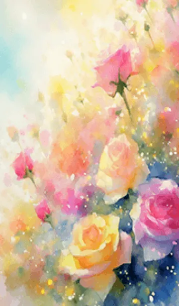 [LINE着せ替え] 薔薇(バラ)の花の着せかえ(R512)の画像1