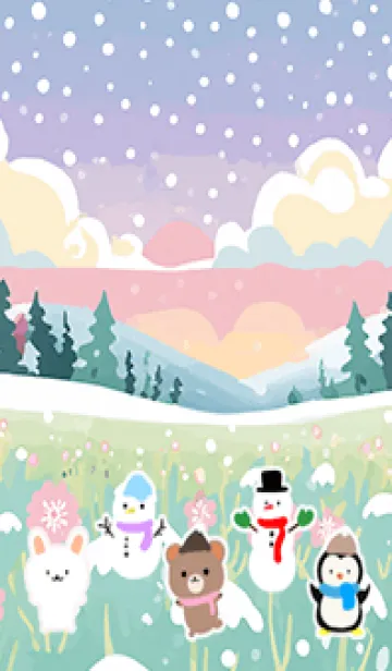 [LINE着せ替え] 可愛い北欧風着せかえ(Winter-543)の画像1