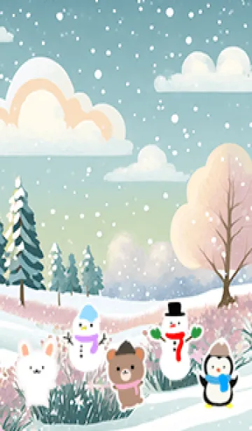 [LINE着せ替え] 可愛い北欧風着せかえ(Winter-544)の画像1