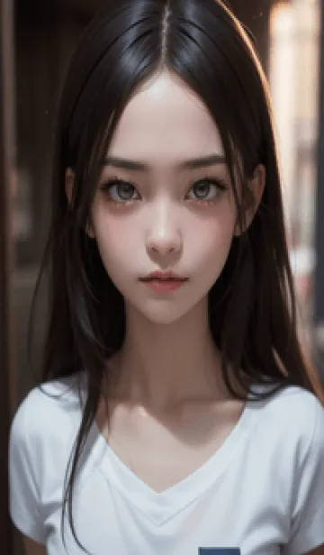 [LINE着せ替え] 少女が一人 #LU04。の画像1