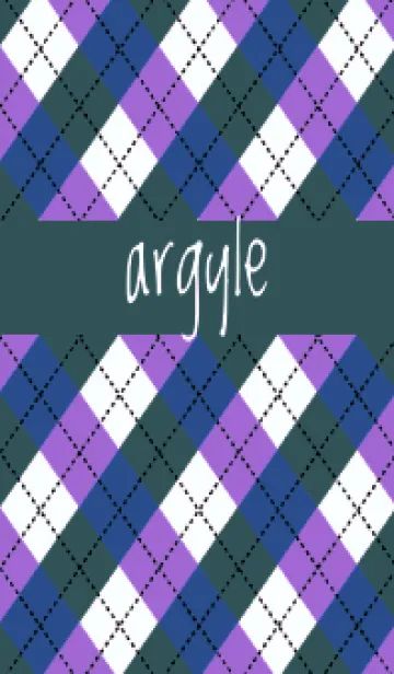 [LINE着せ替え] アーガイル チェック 23の画像1