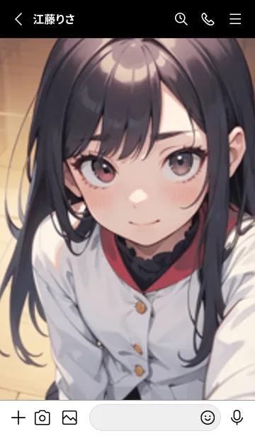 [LINE着せ替え] 少女が一人 #LU028。の画像2