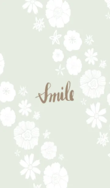 [LINE着せ替え] 白い花々2 斜め27の画像1