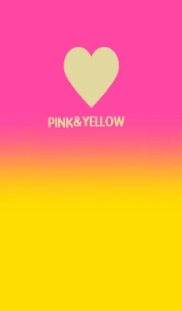 [LINE着せ替え] Pink &Yellow V6 (JP)の画像1