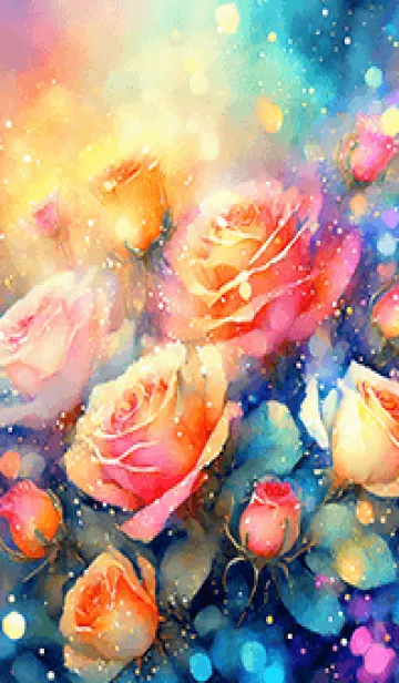 [LINE着せ替え] 薔薇(バラ)の花の着せかえ(R529)の画像1