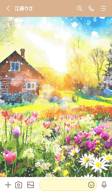 [LINE着せ替え] 優美な冬の風景の着せかえ(Winter-471)の画像2