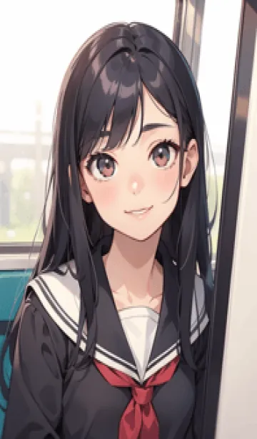 [LINE着せ替え] 少女が一人 #LU026。の画像1