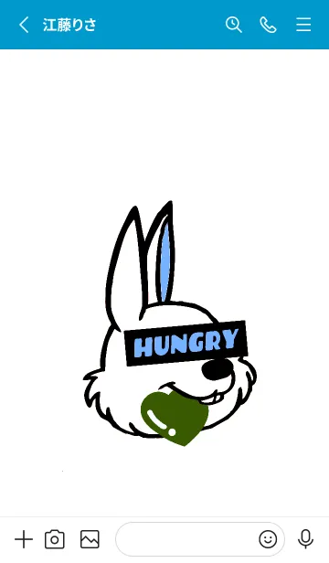 [LINE着せ替え] ハングリーラビット .26の画像2