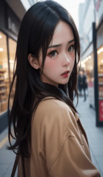 [LINE着せ替え] 少女が一人 #LU021。の画像1