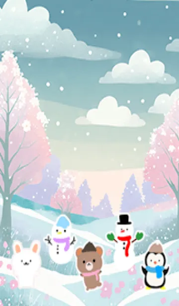 [LINE着せ替え] 可愛い北欧風着せかえ(Winter-559)の画像1