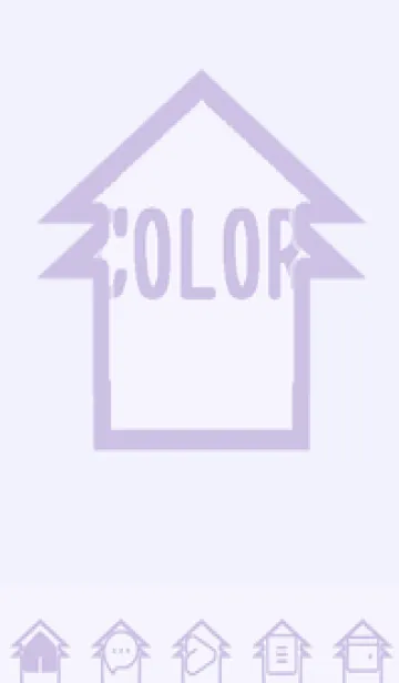 [LINE着せ替え] purple color T44の画像1