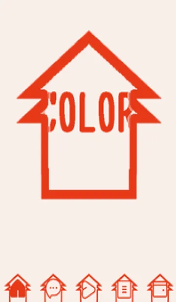 [LINE着せ替え] red color T42の画像1