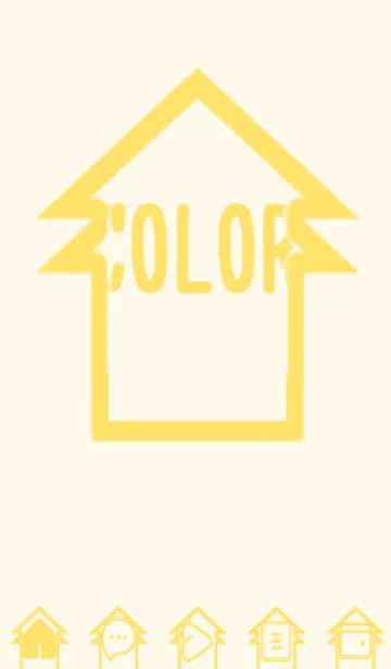 [LINE着せ替え] yellow color T44の画像1