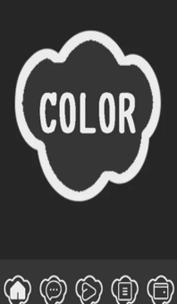 [LINE着せ替え] bw color U42の画像1