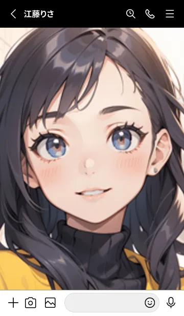 [LINE着せ替え] 少女が一人 #LU017。の画像2