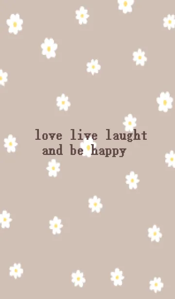 [LINE着せ替え] 小花柄 / beigebrownの画像1