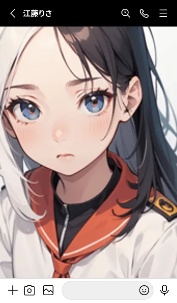 [LINE着せ替え] 少女が一人 #LU015。の画像2