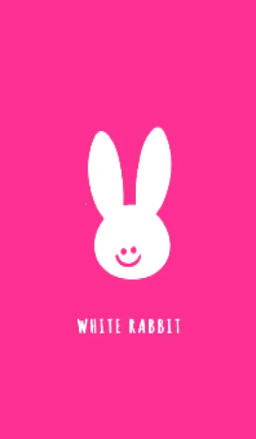 [LINE着せ替え] ホワイト ラビット .24の画像1