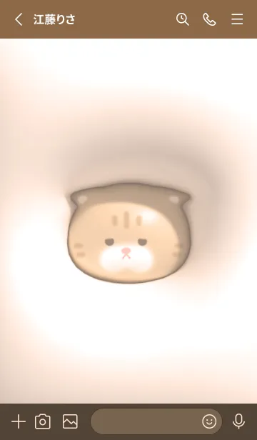 [LINE着せ替え] orange♡ぷっくりブサカワ猫13_1の画像2