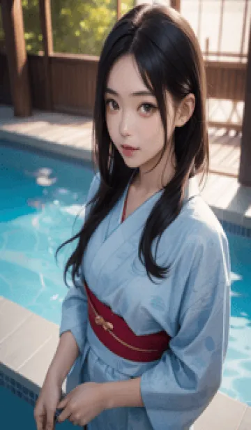 [LINE着せ替え] 少女が一人 #LU010。の画像1