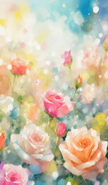 [LINE着せ替え] 薔薇(バラ)の花の着せかえ(R502)の画像1