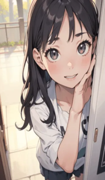 [LINE着せ替え] 少女が一人 #LU030。の画像1