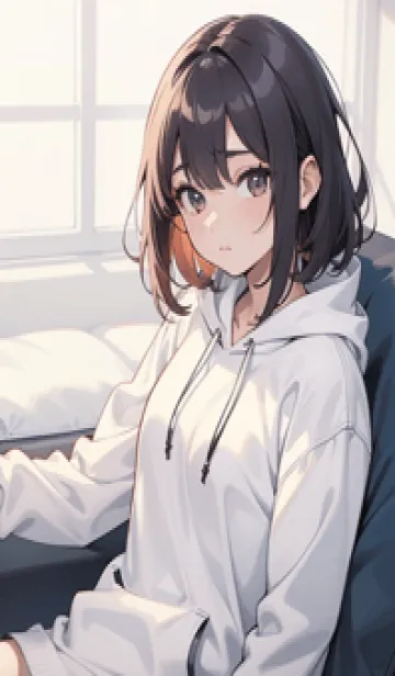 [LINE着せ替え] 少女が一人 #LV09。の画像1